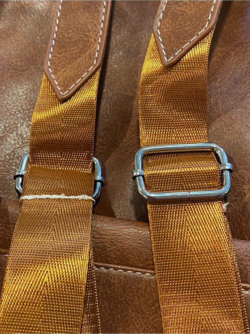 FLAW*Brand NEW Ty Convertible Backpack in CAMEL🤎 - Picture 2 of 10